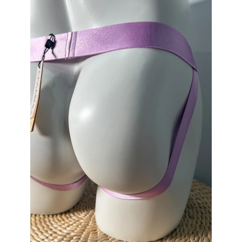 Cosabella‎ Never Say Never Lace Jock Strap Pink Neela Flower Men's Size M NWT